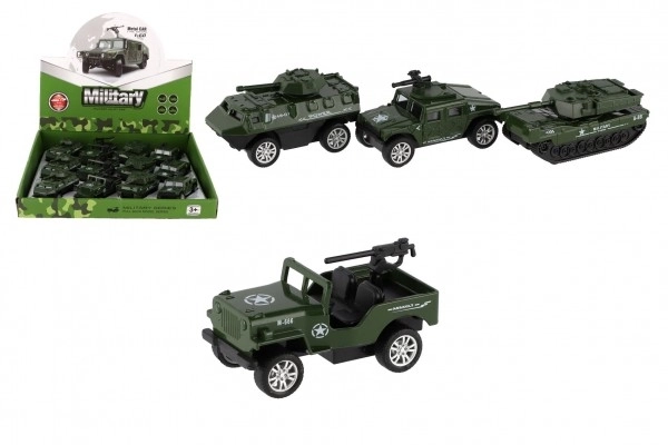 Ensemble de voitures militaires à rétrofriction
