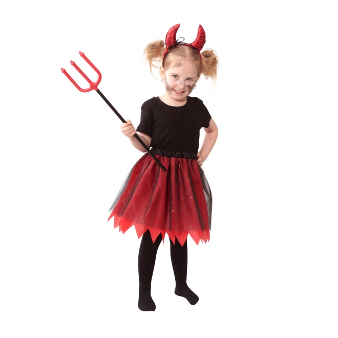 Costume pour enfant diablesse tutu jupe avec serre-tête