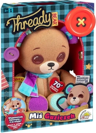Mascotte interactive Thready Bear Button