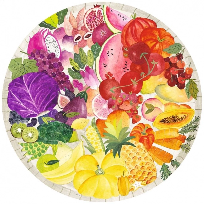 Puzzle Ravensburger symphonie de fruits et légumes 500 pièces