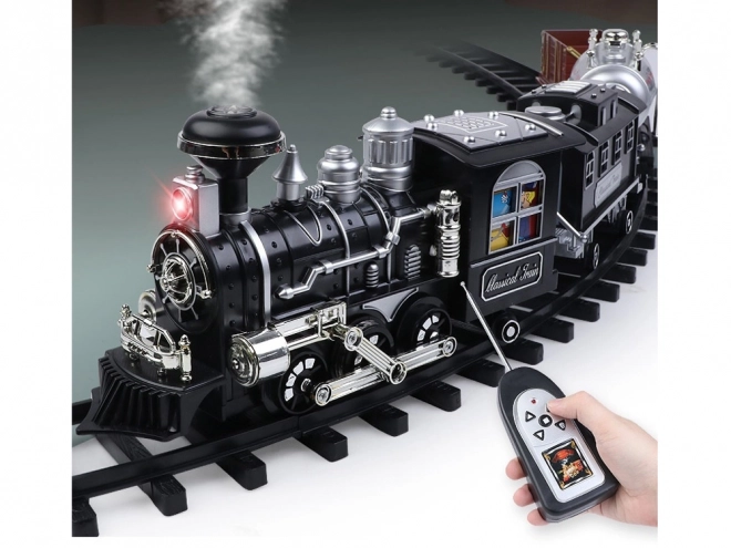 RC0612 Locomotive avec wagons télécommandés