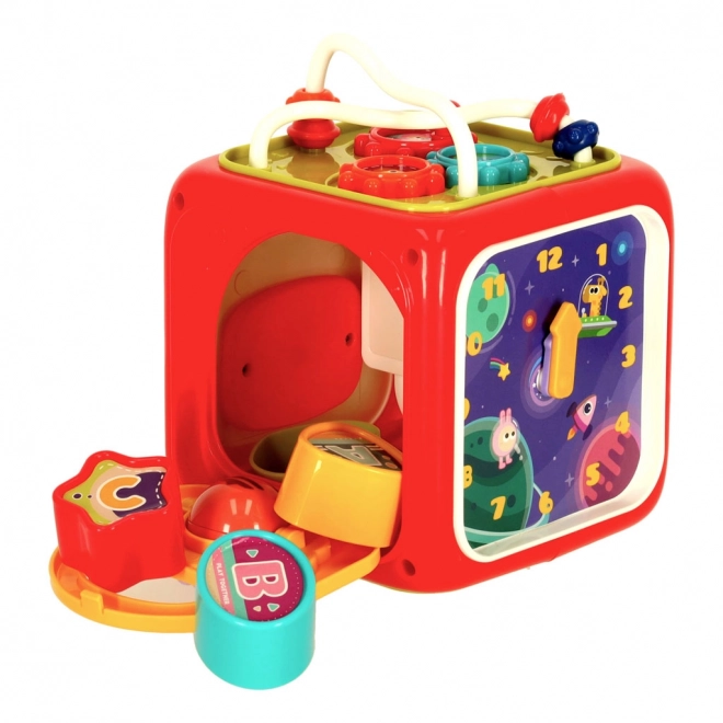 Cube éducatif interactif 6 en 1 Bibi-inn rose