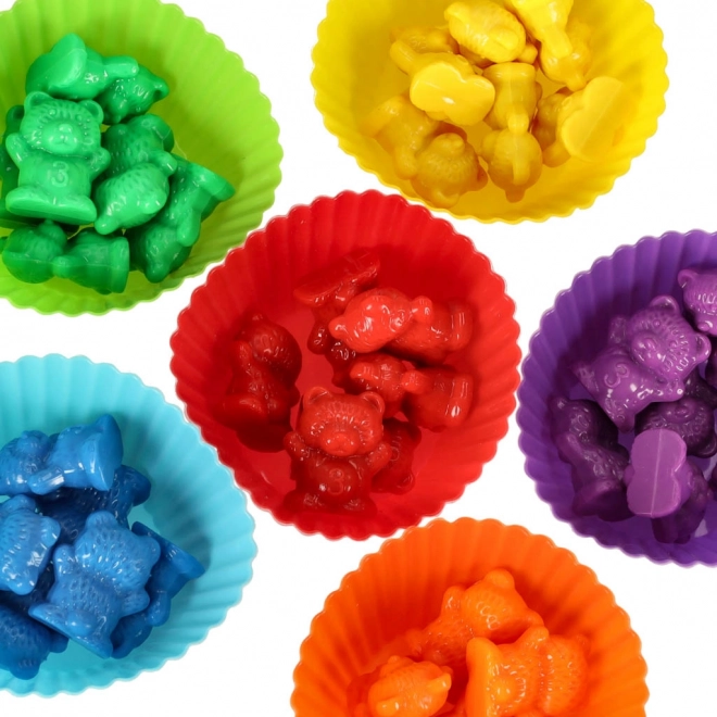 Jeu éducatif Montessori apprends à compter 61 pièces - Ours