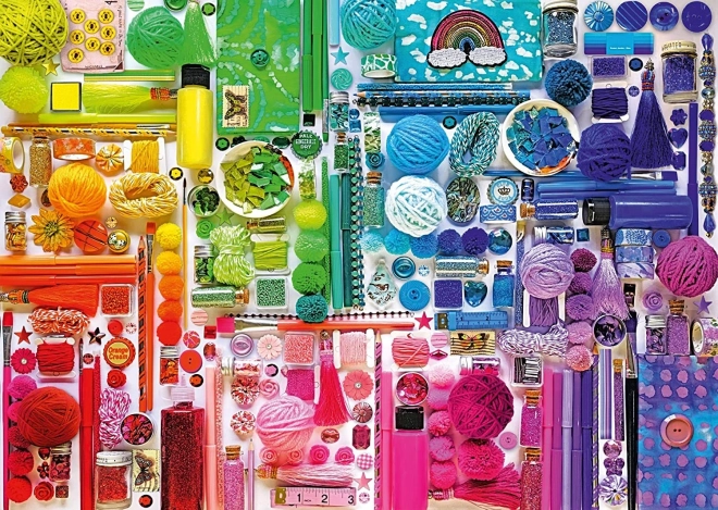 Puzzle Couleurs de l'arc-en-ciel 1000 pièces