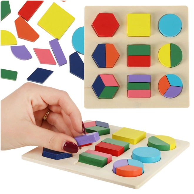 Puzzle en bois Montessori