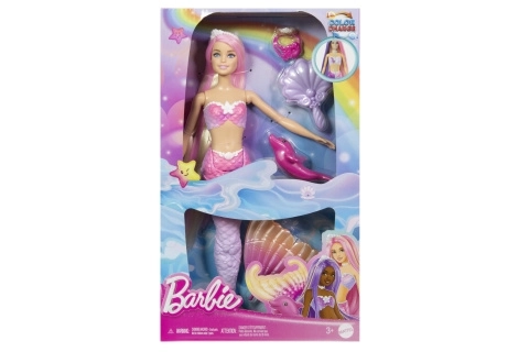 Poupée Barbie Malibu sirène changeant de couleur