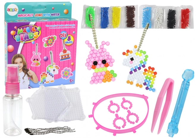 Kit de Fabrication de Bijoux DIY avec Perles d'Eau Couleurs