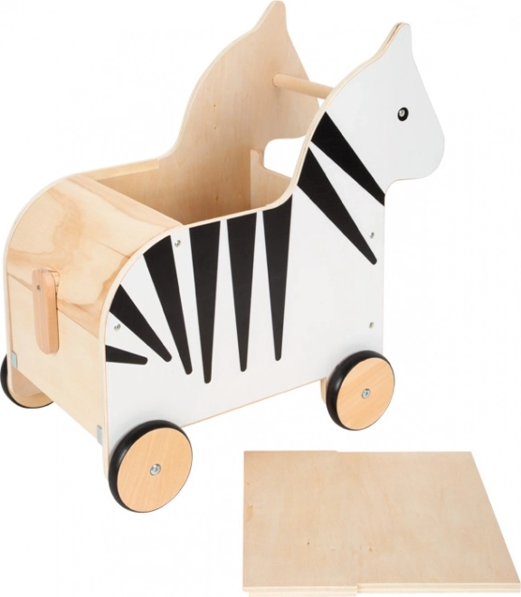 Boîte de rangement pour jouets Small foot «Zèbre Wildlife»