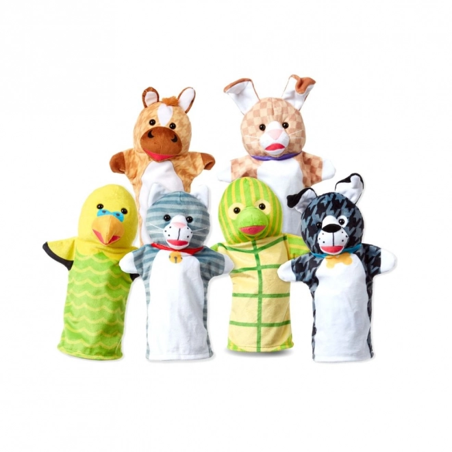 Marionnettes à main - animaux domestiques