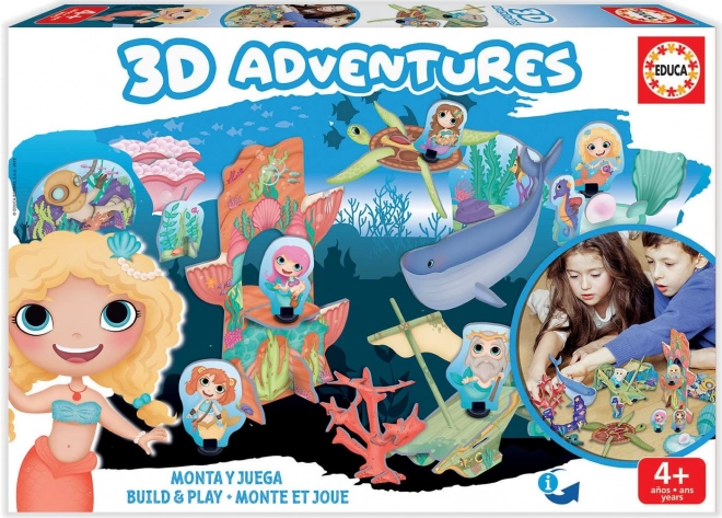Royaume 3D des sirènes par EDUCA