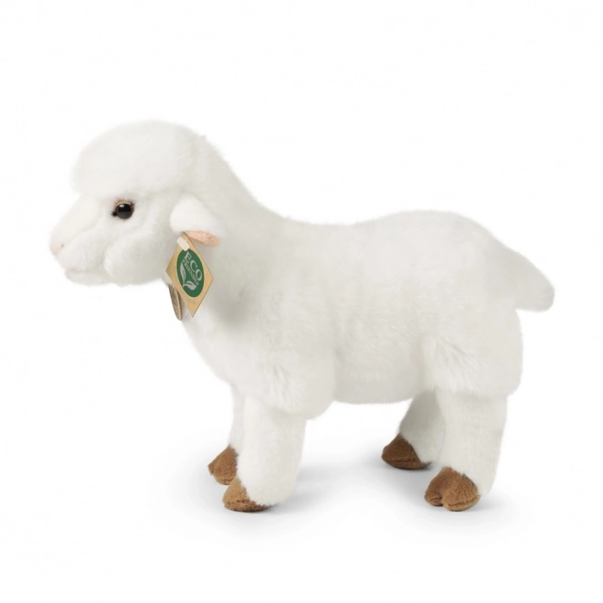 Agnelle en peluche 27 cm ÉCOLOGIQUE