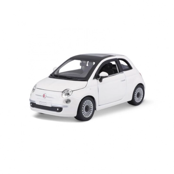 Bburago 1:24 Fiat 500 (2007) Blanc