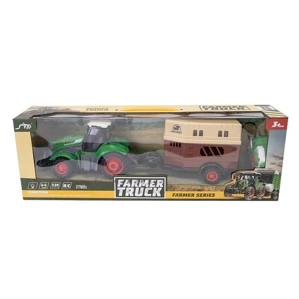 Tracteur R/C avec remorque à chevaux