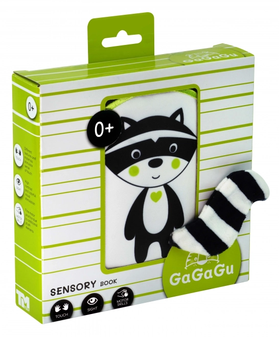 Livre sensoriel pour enfants GaGaGu Raton laveur