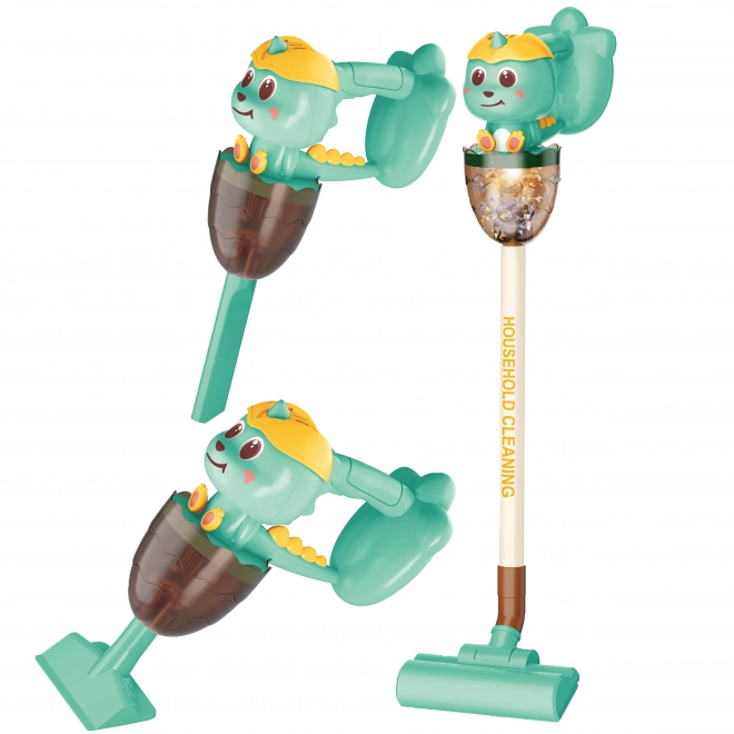 Woopie Aspirateur Interactif Dino 3en1 Lumière Son