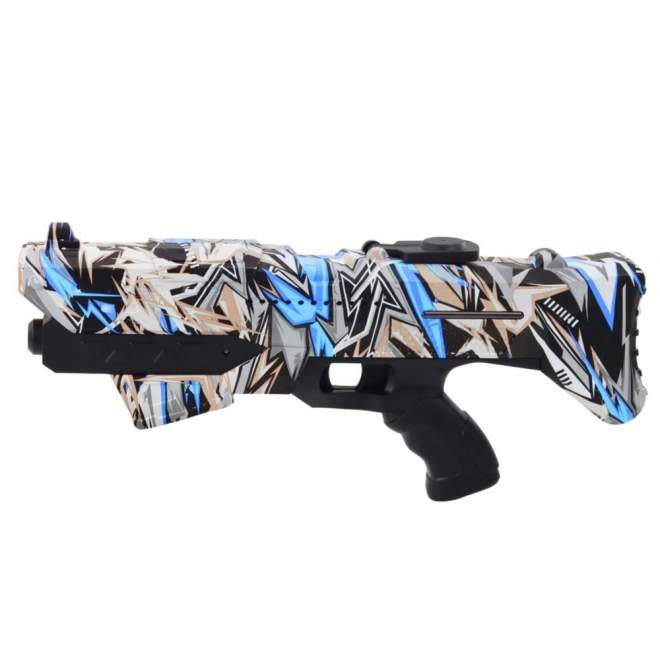Pistolet à eau électrique graffiti bleu