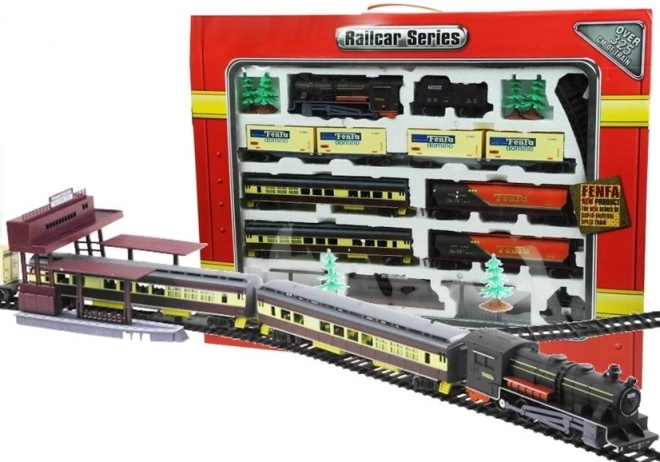 FENFA Chemin de fer Géant 7 wagons léger 10m