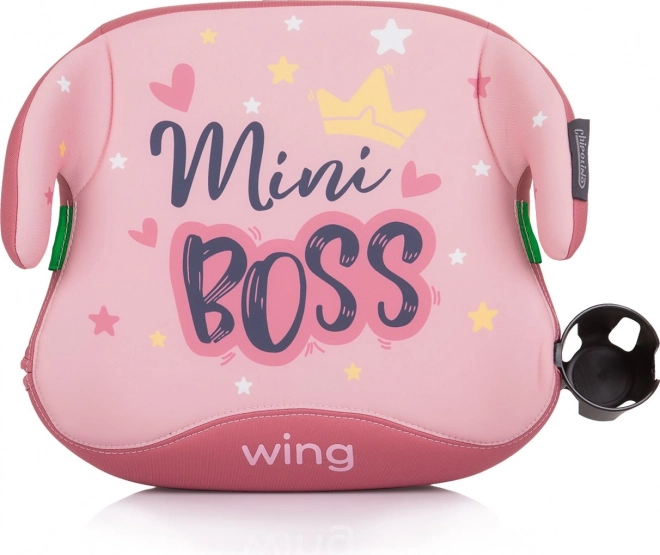 CHIPOLINO Réhausseur Wing i-Size 125-150cm Isofix, Mini BOSS Rose