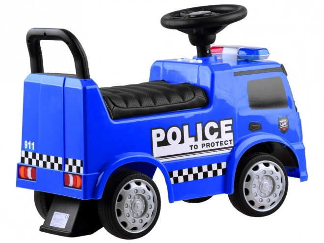 Trotteur pour enfants avec son Mercedes Antos POLICE bleu
