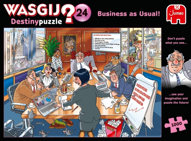 Puzzle 1000 pièces Wasgij Destiny Au bureau