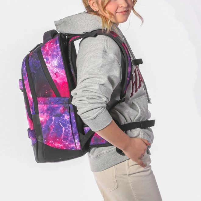 Set scolaire Baagl Galaxy : sac à dos, trousse, sac