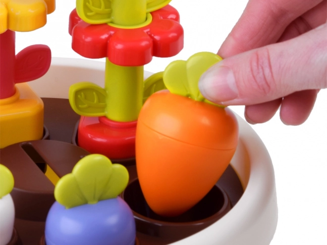 Ensemble éducatif avec pot de fleurs et trieur pyramidal pour enfants à partir de 12 mois - Hola