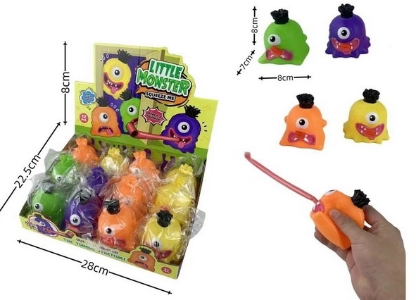 Monstre avec langue 8 cm