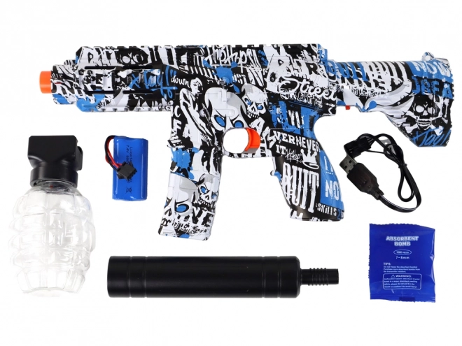 Pistolet à Eau Balles Bleues