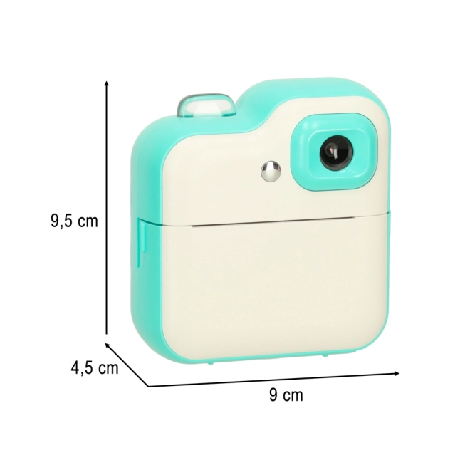 Appareil photo instantané pour enfants avec impression thermique 24MP et 1GB de mémoire – vert