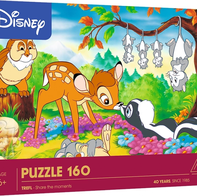 Puzzle Bambi et ses amis de la forêt 160 pièces
