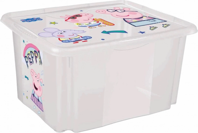 Boîte de rangement avec couvercle Grande Peppa Pig