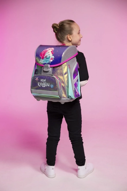 Sac à dos scolaire ergonomique Oxybag Ocean Rainbow