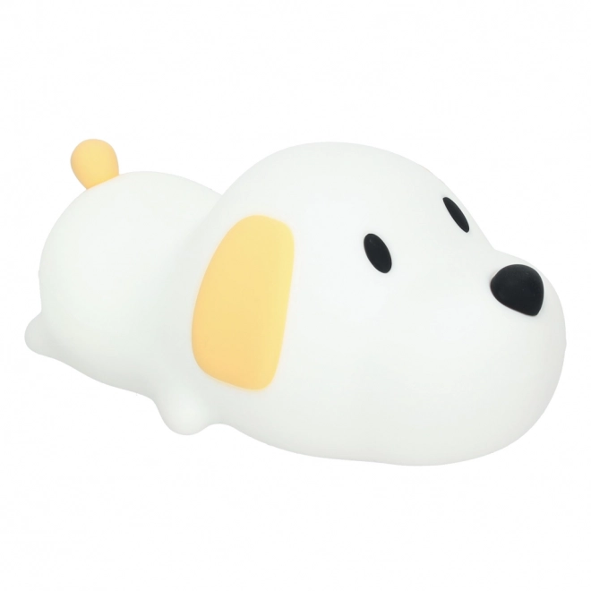 Lampe de nuit tactile en silicone pour enfants LED USB en forme de chiot