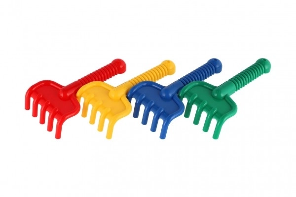 Râteau en plastique 19cm 4 couleurs 12 mois+