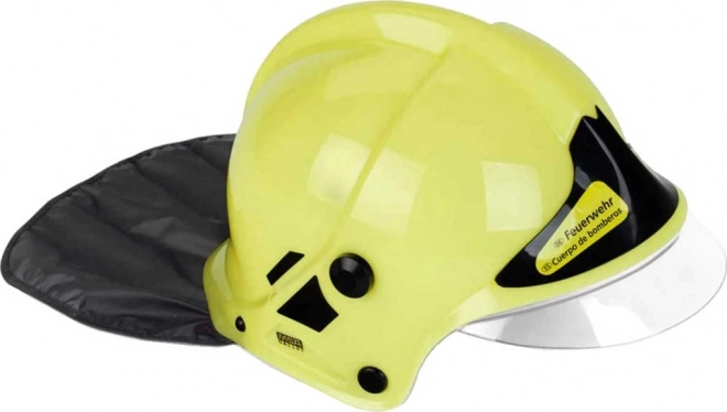 Casque de pompier, jaune