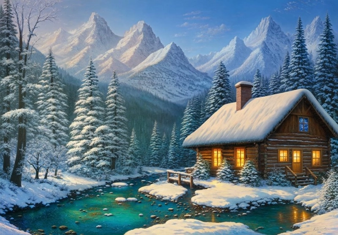 Puzzle Murmure d'Hiver 500 pièces