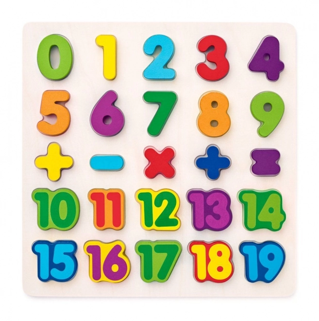 Puzzle numérique en bois