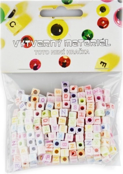 Perles en plastique alphabet 300 pcs