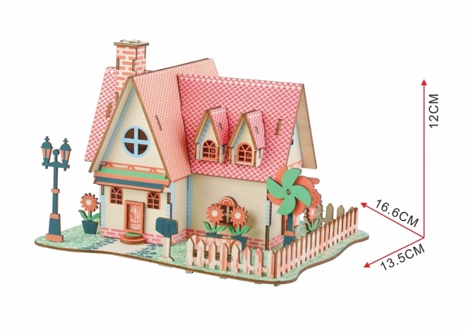 Puzzle 3D en bois Domaine Tournesol