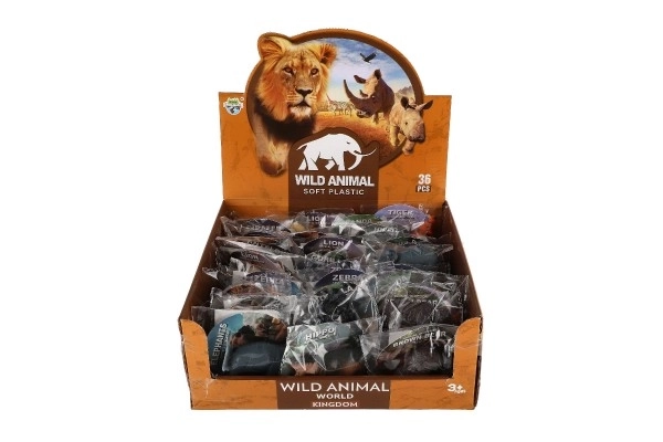 Figurines miniatures en plastique Safari ZOO