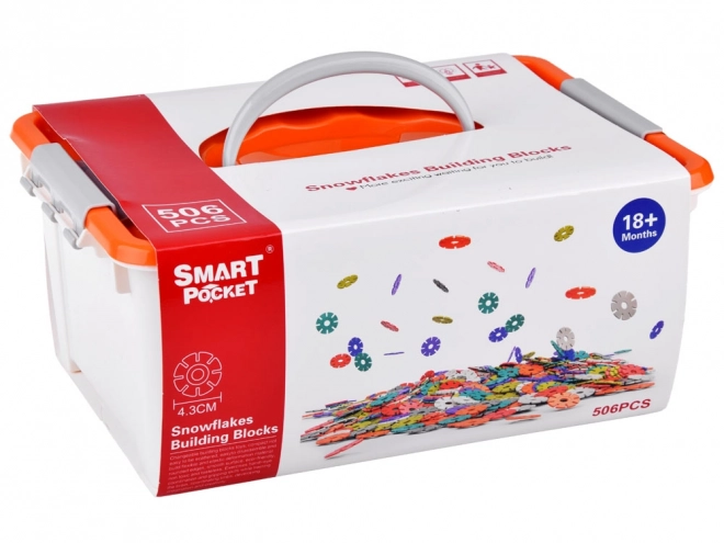 Jeu de construction créatif 3D Étoiles pour enfants - 506 pièces