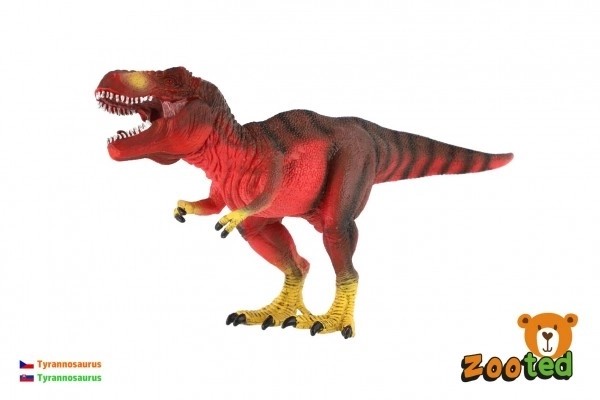 Tyrannosaure en plastique zooted 26cm dans un sachet