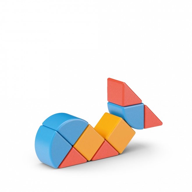 Blocs&Cartes Geomag Magicube 16 pièces