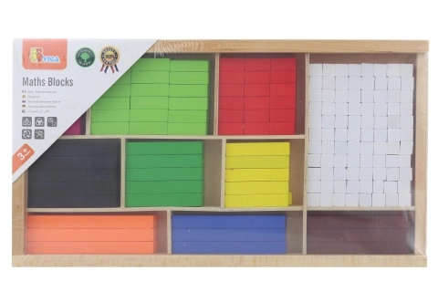 Cubes mathématiques en bois