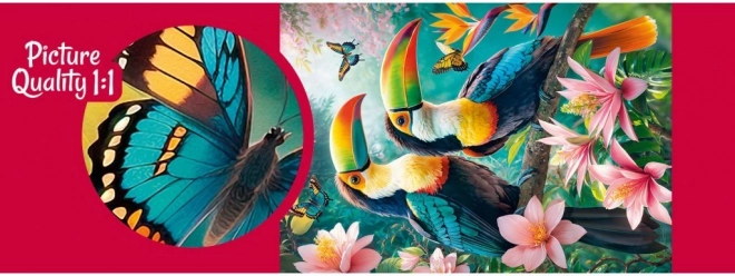 Puzzle Toucan au Paradis 1000 Pièces