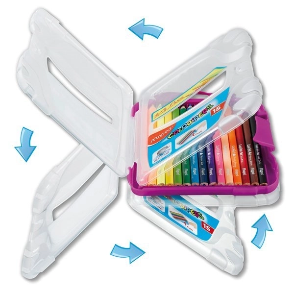 MAPED Crayons de couleur triangulaires Color'Peps Smart Box 12pcs