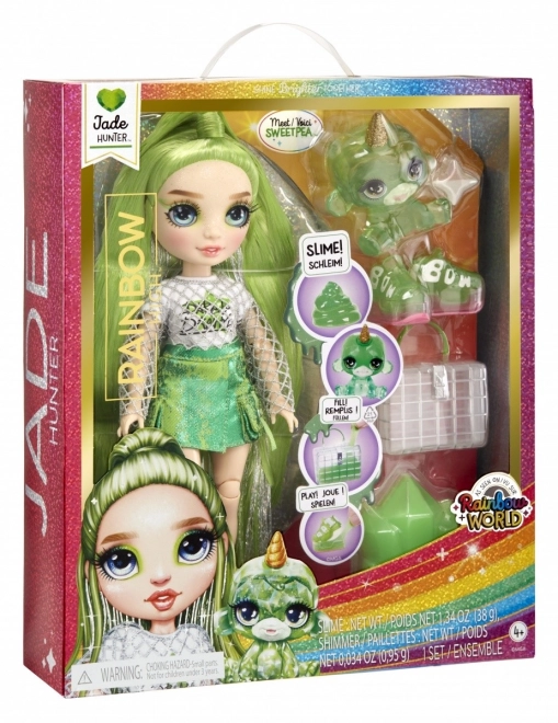 Rainbow High poupée de mode avec animal de compagnie - Jade Hunter