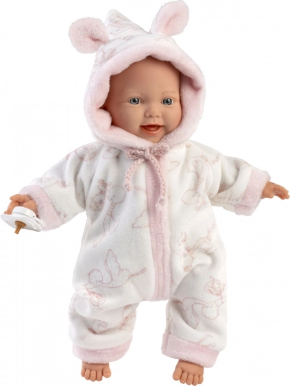 Llorens Little Baby poupée réaliste bébé avec corps en tissu doux