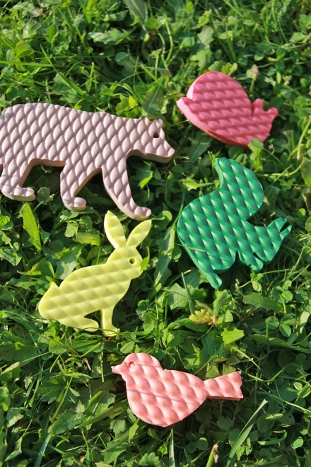 Autocollants aquatiques - Animaux en mousse pour la baignoire - Forêt