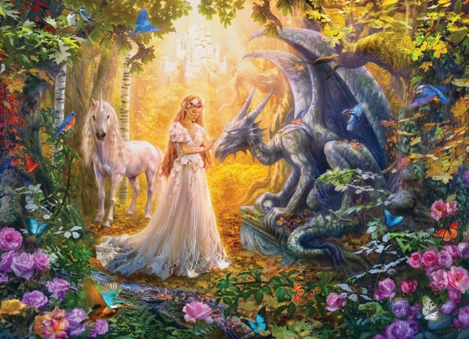 Puzzle Le jardin de la princesse XL 500 pièces